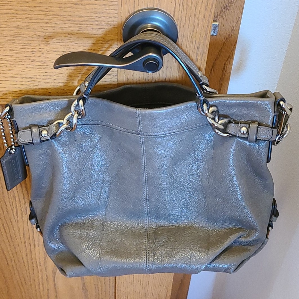 Coach G1120-14142M Leather Hobo Handbag